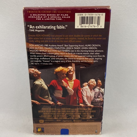Cocoon VHS Fox Selections Science Fiction Fantasy Adventure Ron Howard Movie - Picture 3 of 10